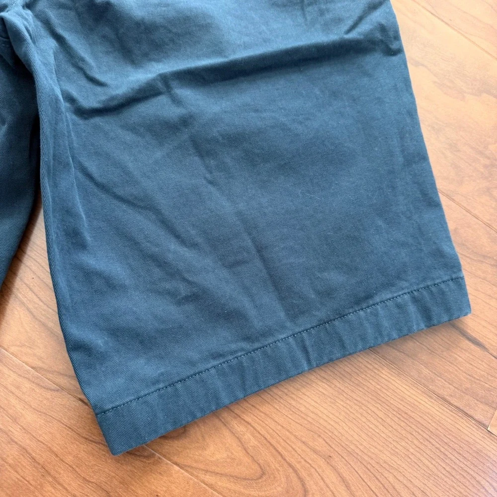 J. Crew Mens Chino Flat Front Shorts Size 31 Blue 100% Cotton Casual Preppy